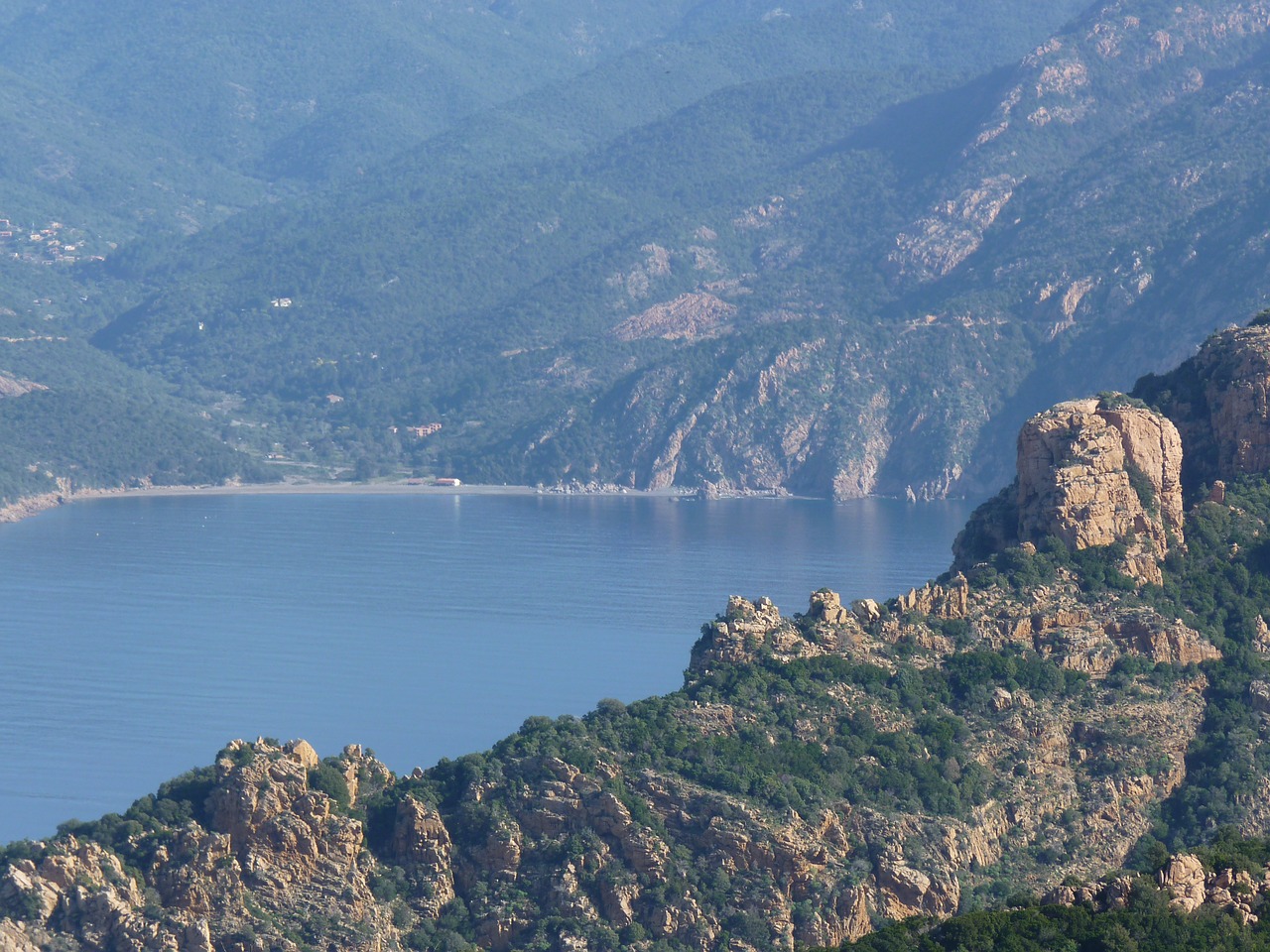 creeks of piana corsican winter free photo