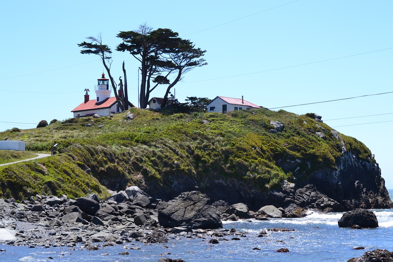 crescent city lighthouse free photo