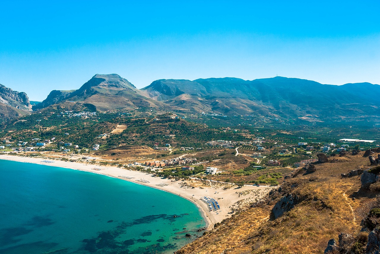 crete plakias sea free photo