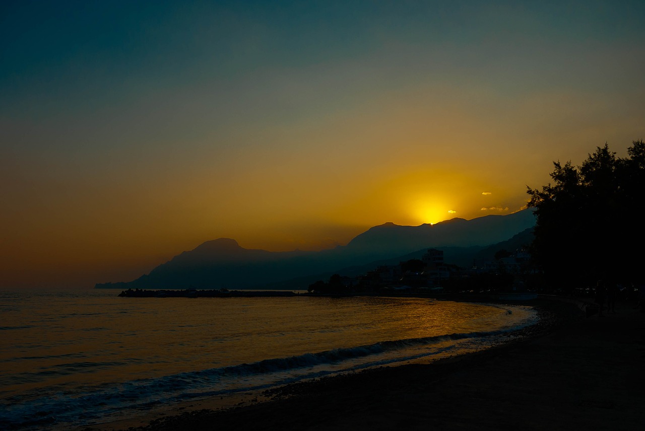 crete plakias sea free photo