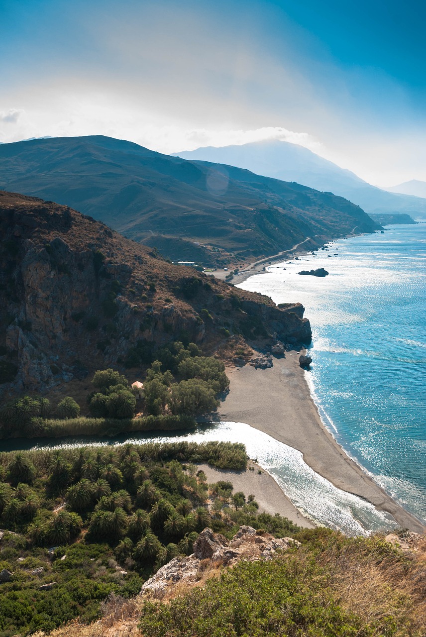crete preveli sea free photo