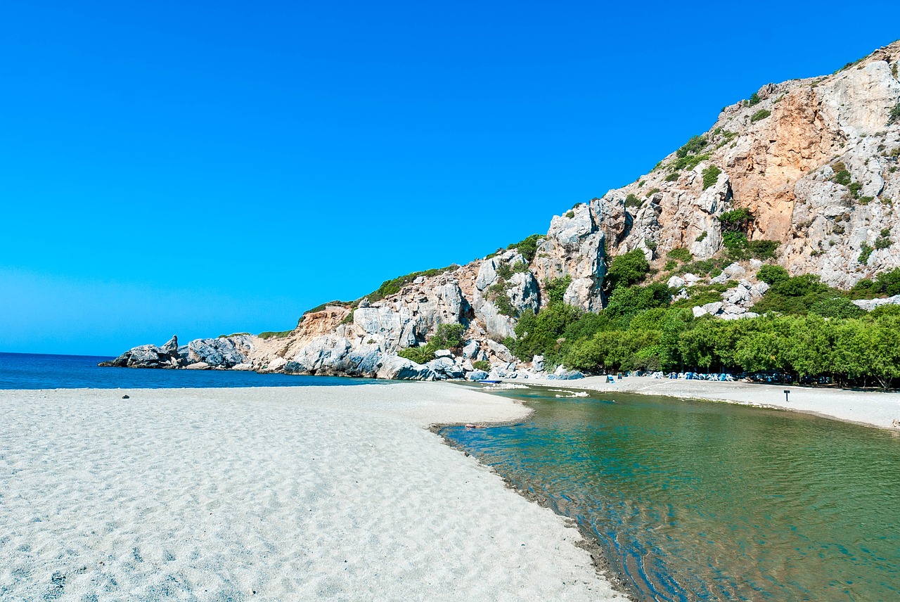 crete preveli sea free photo