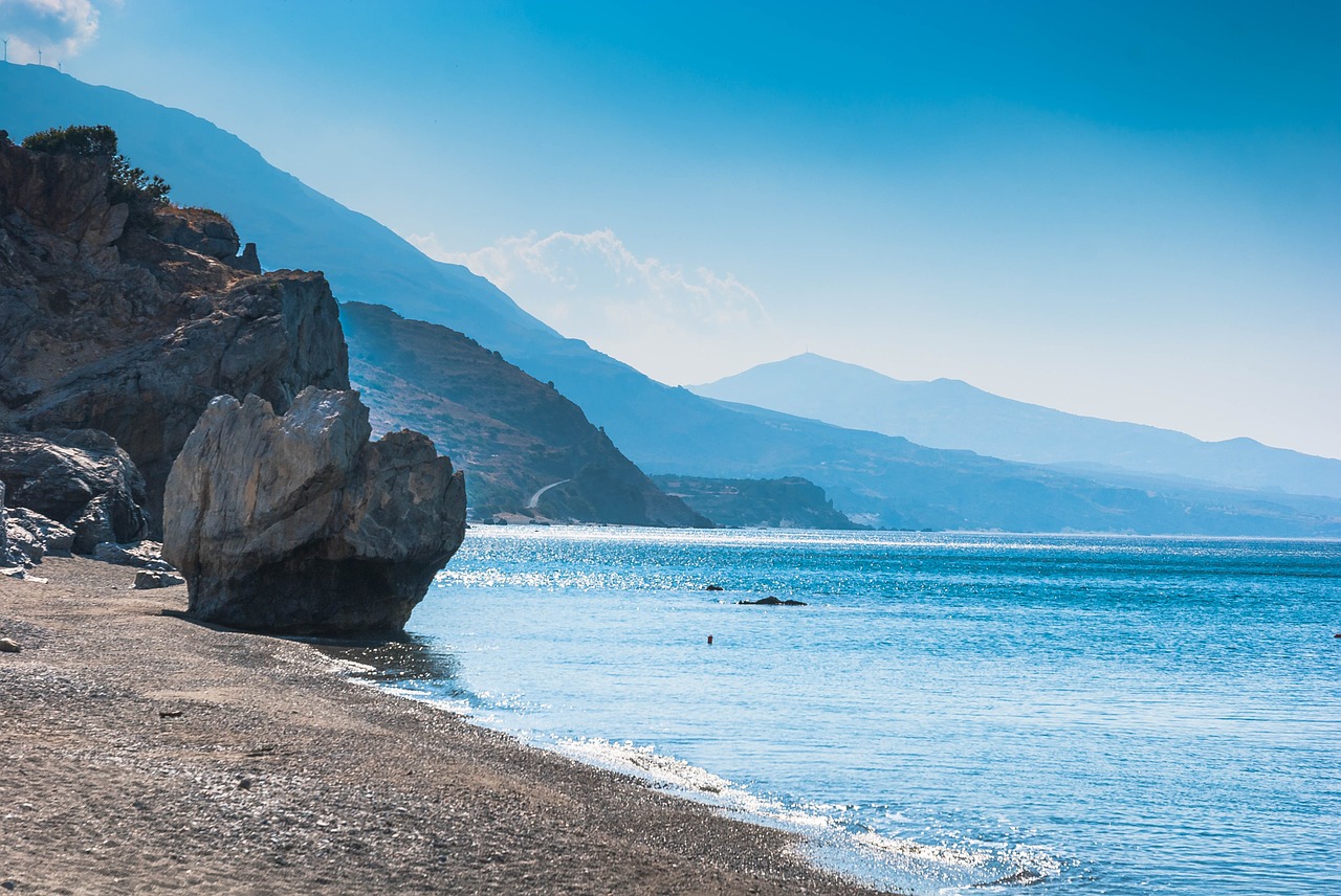 crete preveli sea free photo