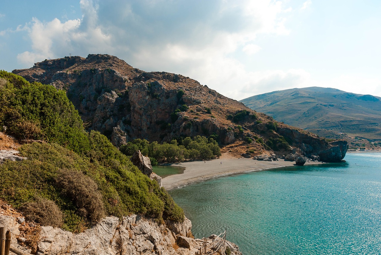 crete preveli sea free photo
