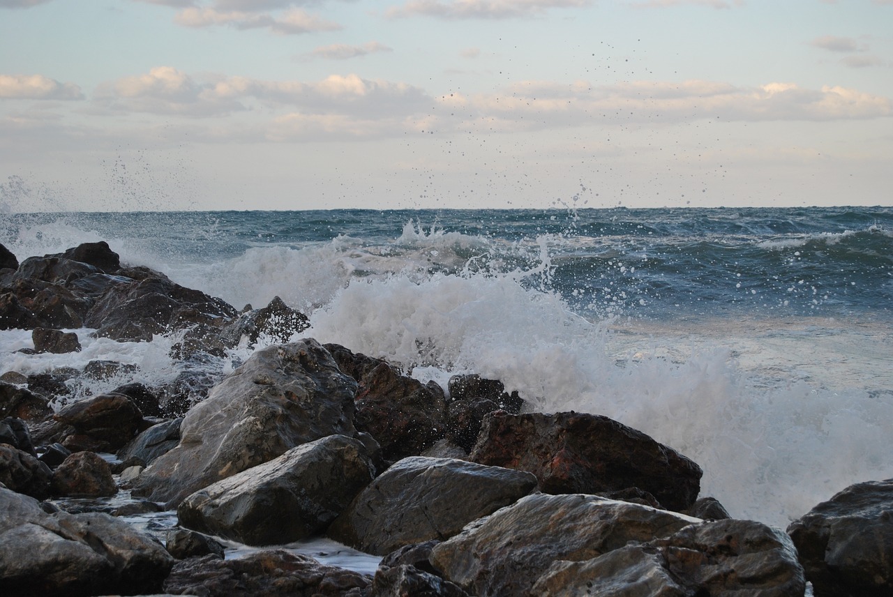 crete greece rock free photo