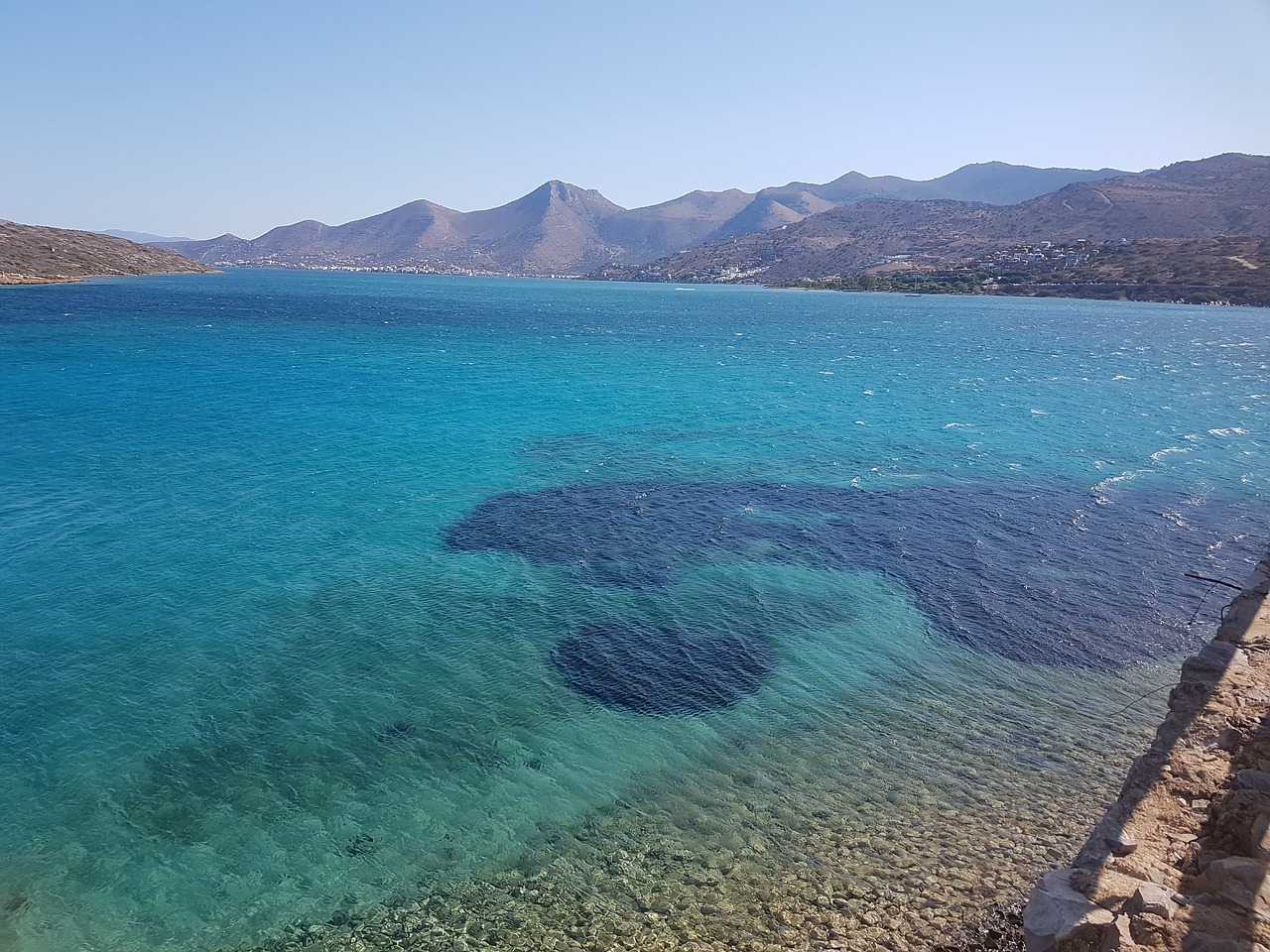 crete sea island free photo