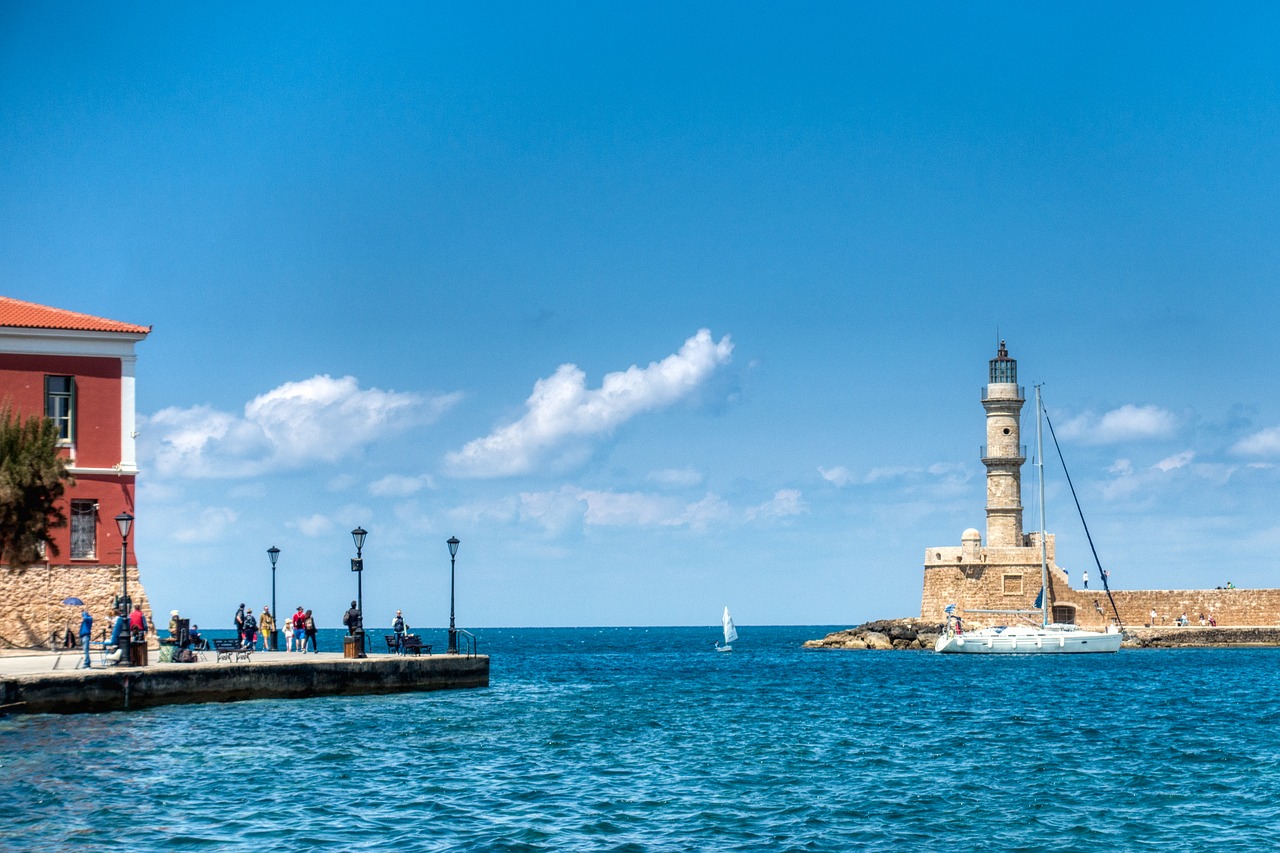 crete  chania  sea free photo