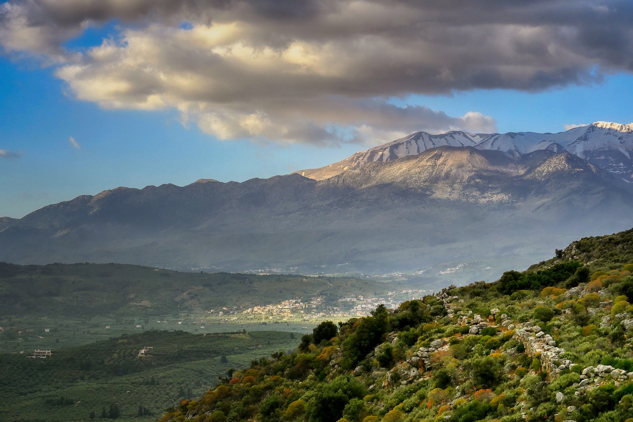 crete  greece  mountains free photo