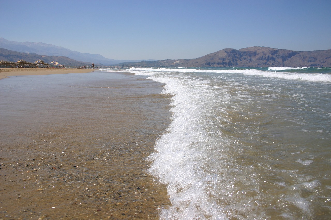crete water beach free photo