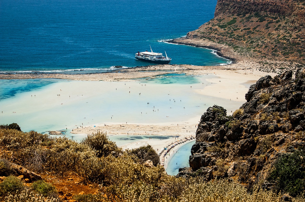 crete beach sea free photo