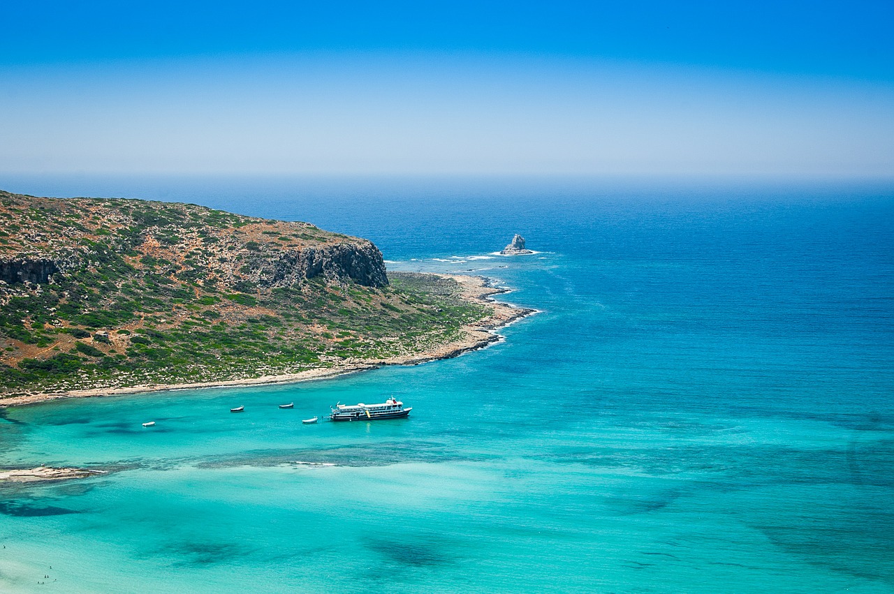 crete greece beach free photo