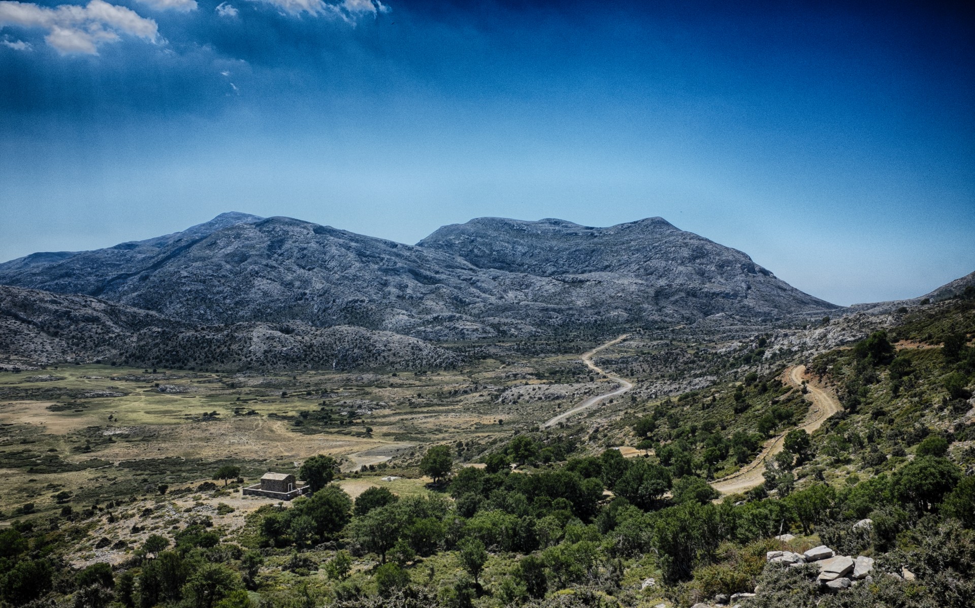 crete landscape background free photo