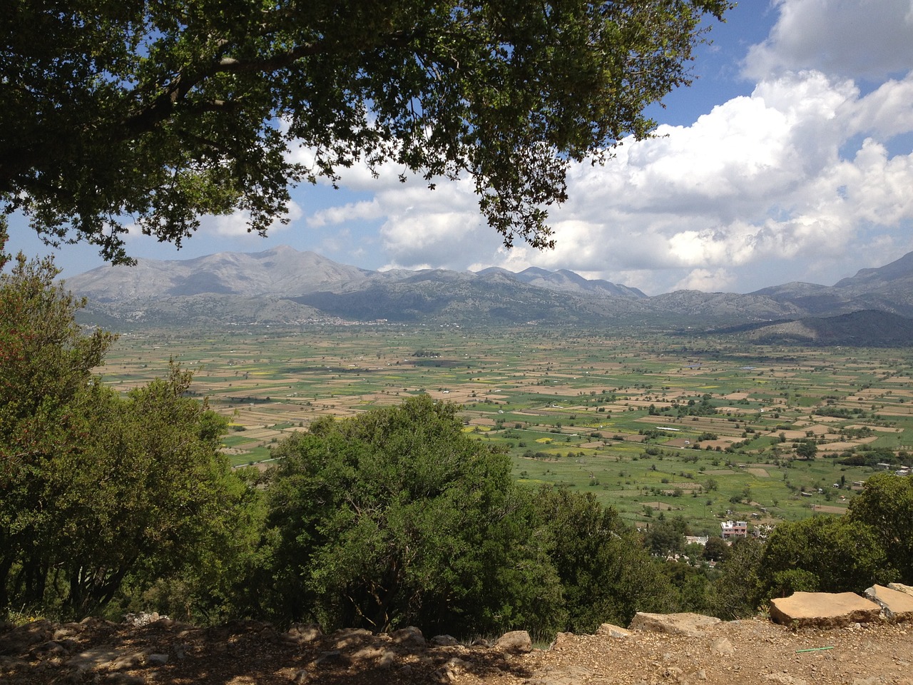 crete plateau landscape free photo