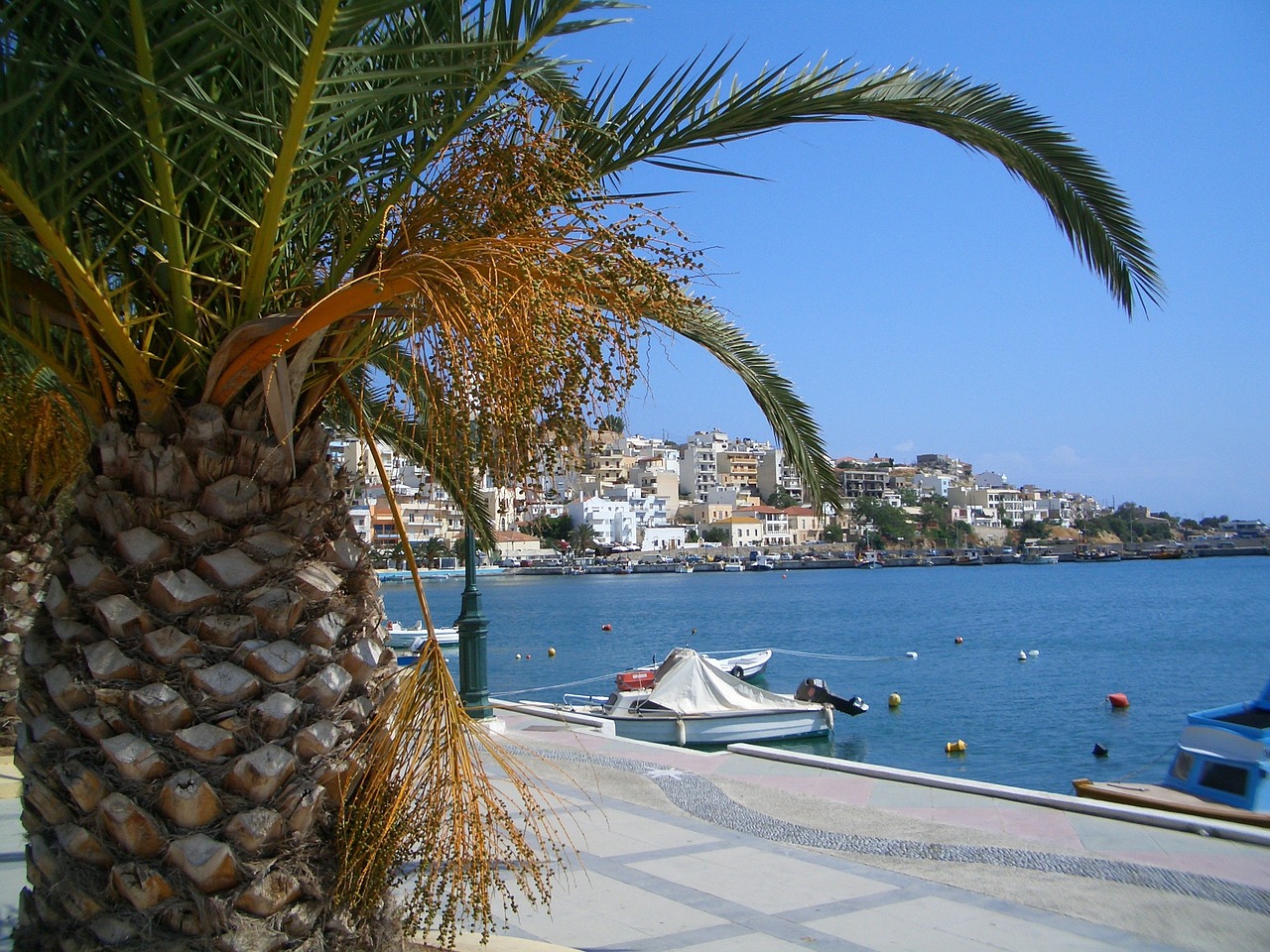 crete greece sky free photo