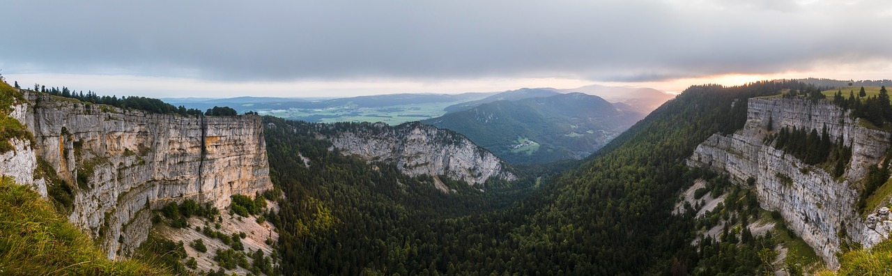 creux du van canyon rock boiler free photo