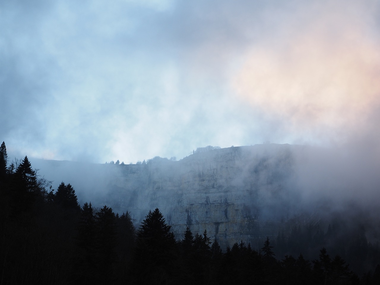 creux du van swiss jura noiraigue free photo