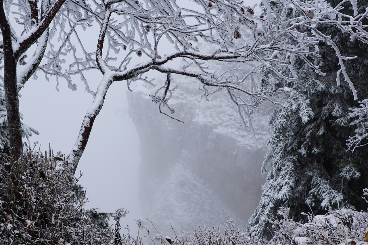 creux du van mountains abyss free photo