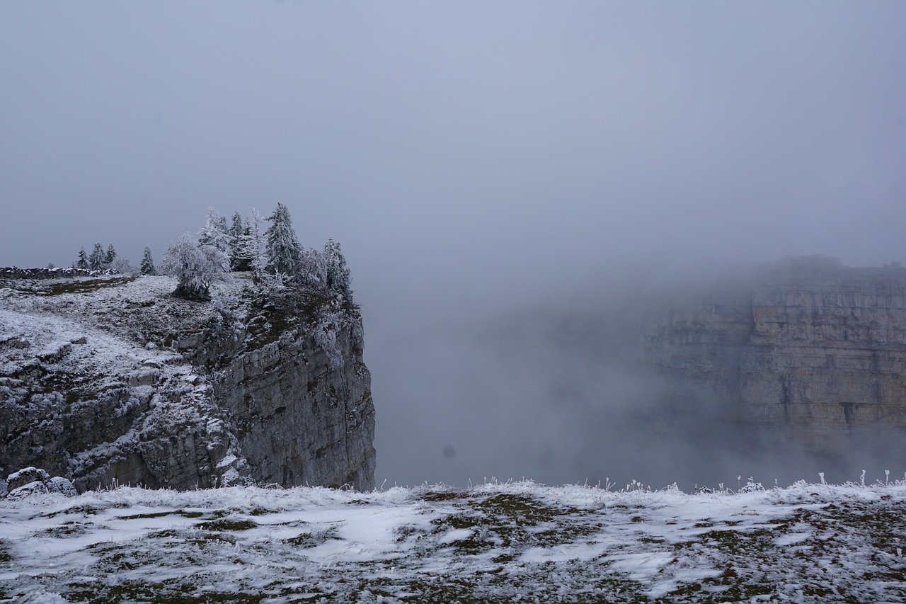 creux du van mountains abyss free photo