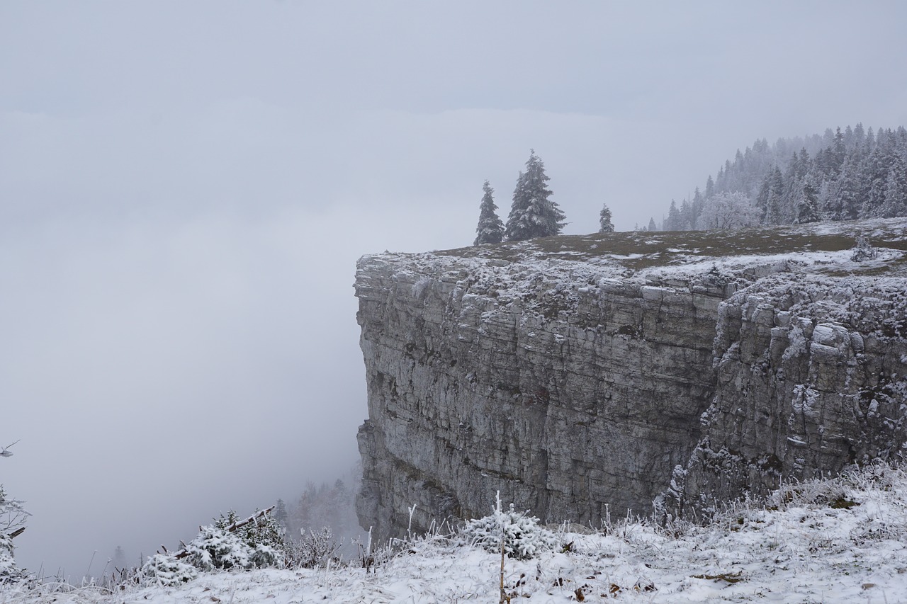 creux du van mountains abyss free photo