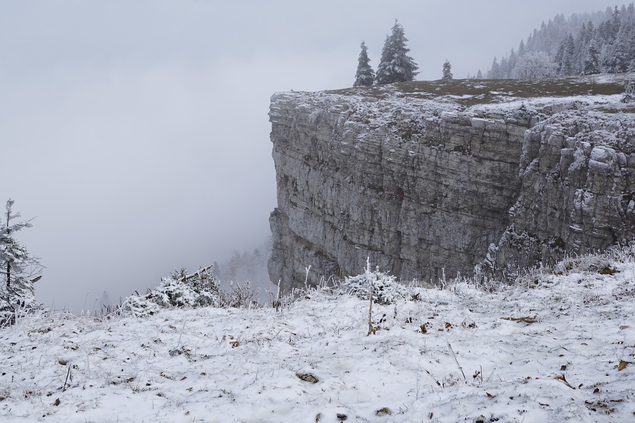 creux du van mountains abyss free photo