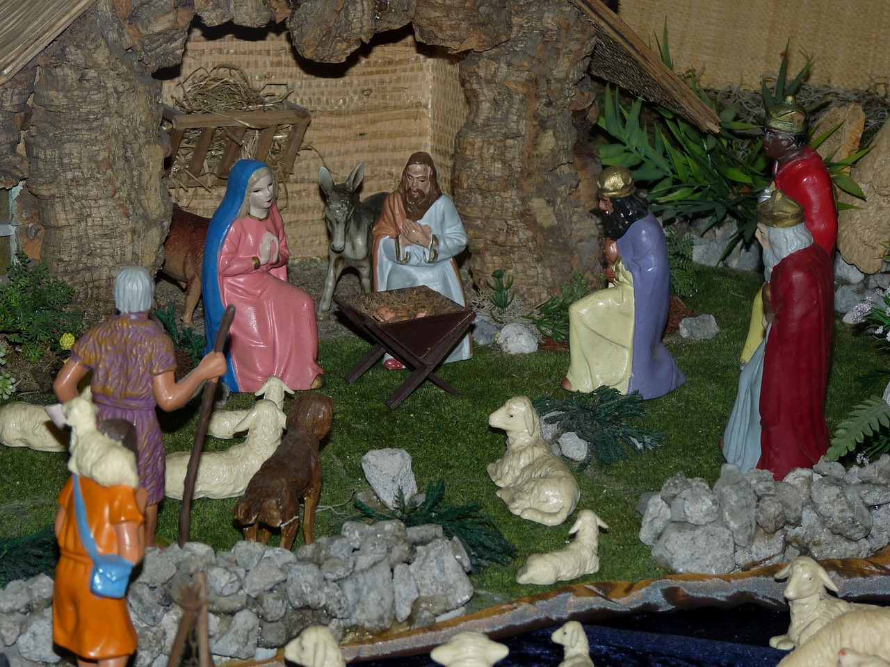 crib christmas advent free photo