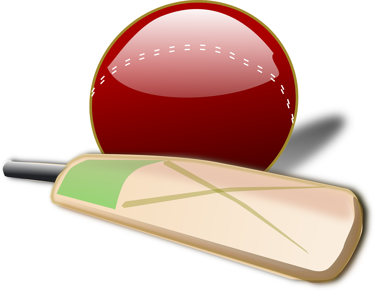 cricket bat ball free photo