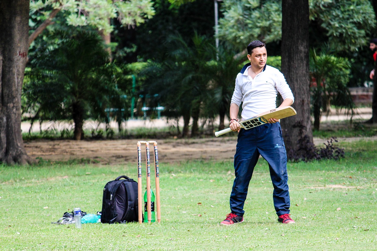 cricket employee play free photo