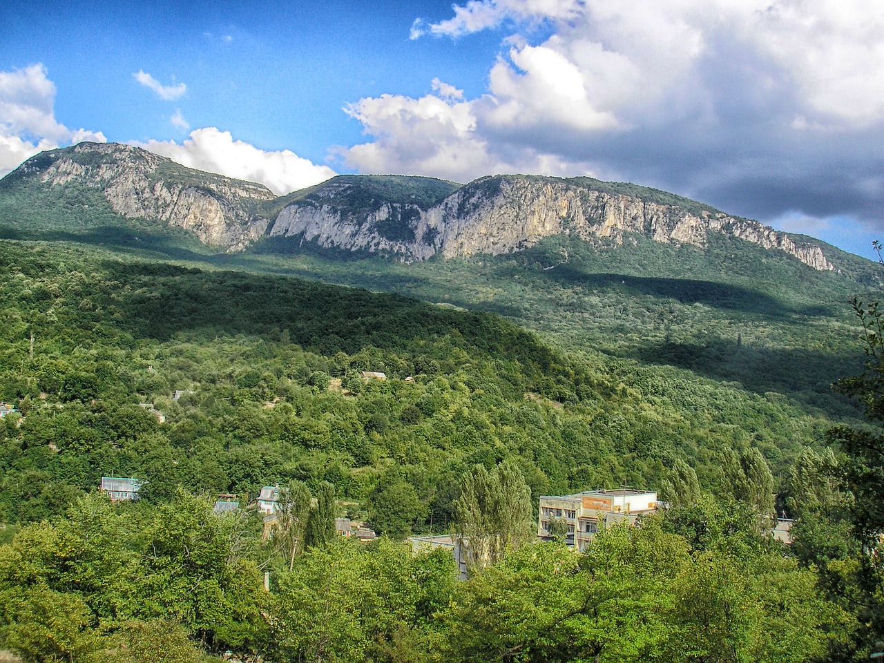 crimea landscape mountains free photo