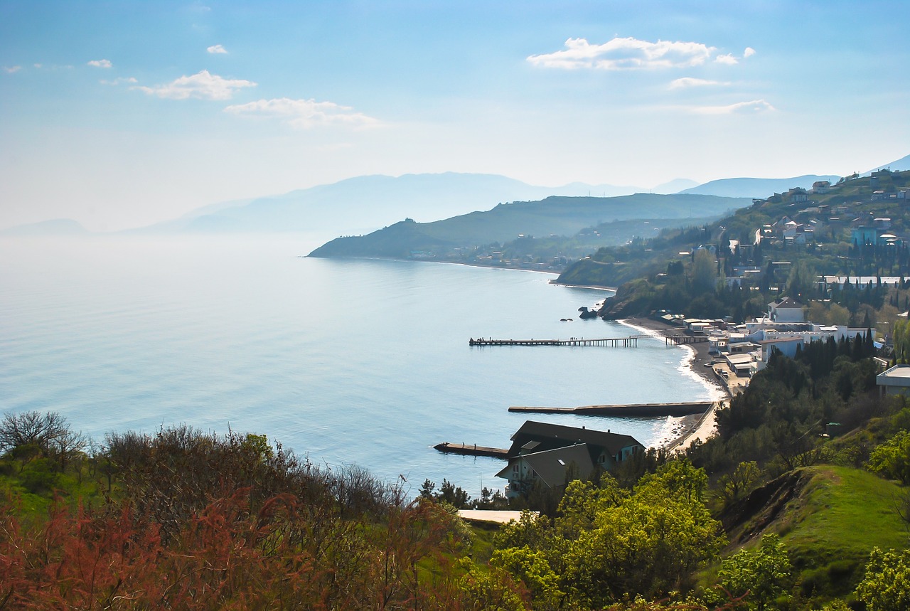 crimea south coast black sea free photo