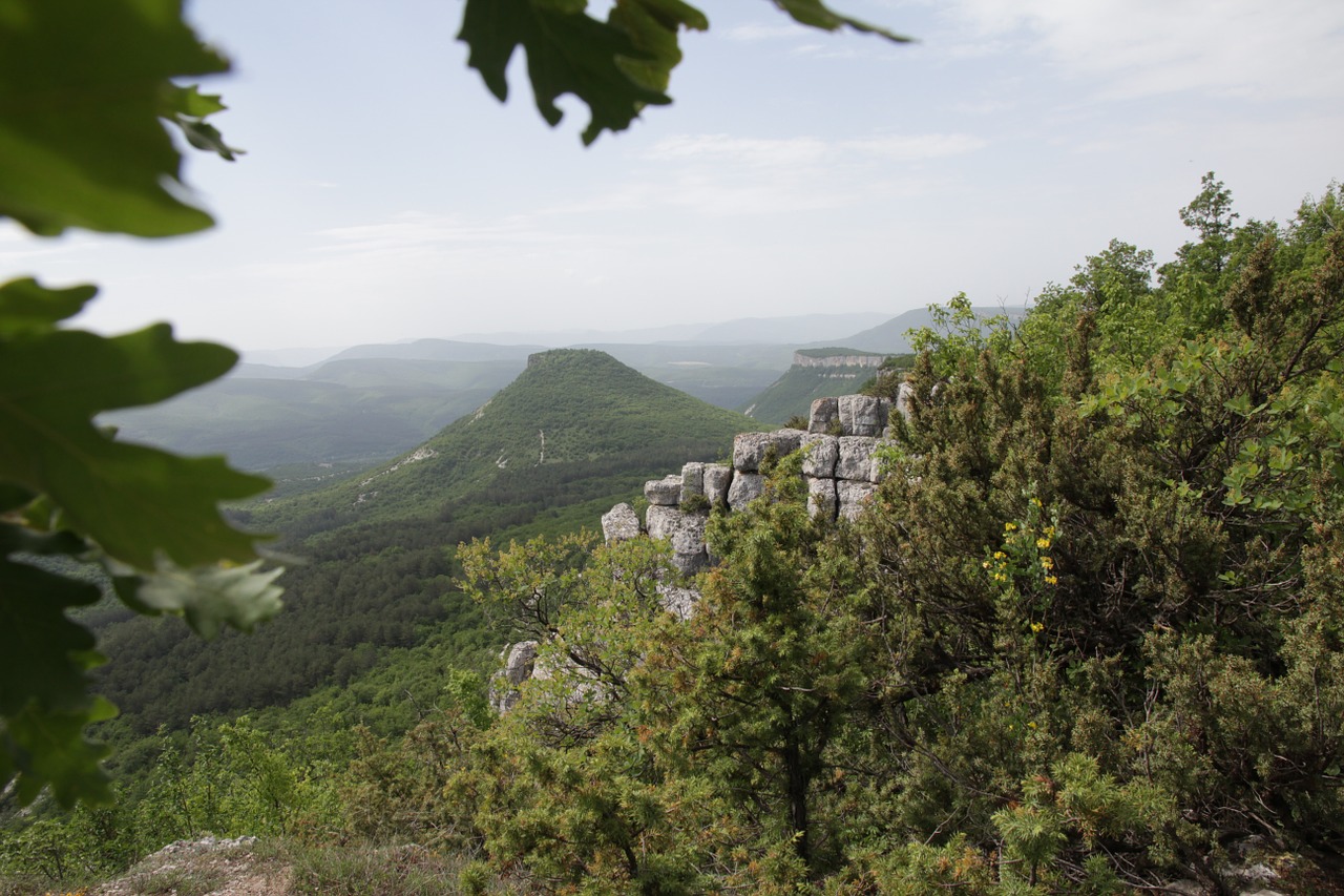 crimea landscape mountains free photo