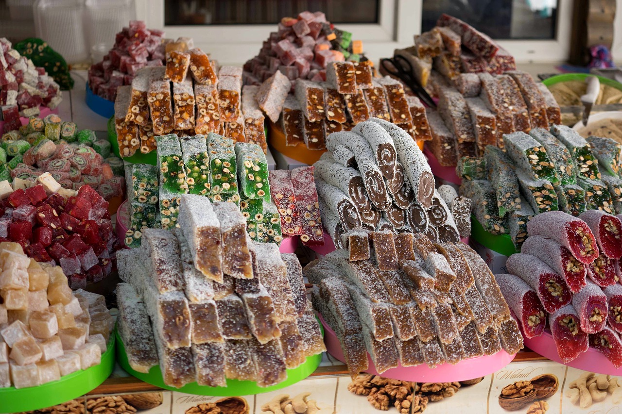 crimea oriental sweets market free photo