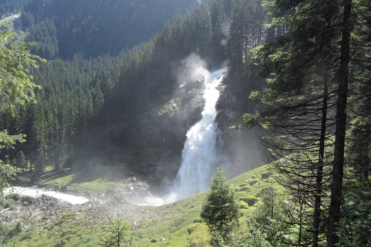 crimel waterfall austria free photo