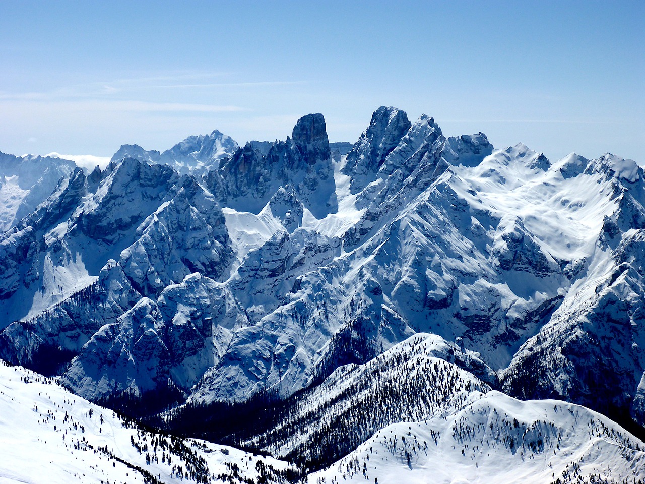 cristalloscharte  südtirol  winter free photo