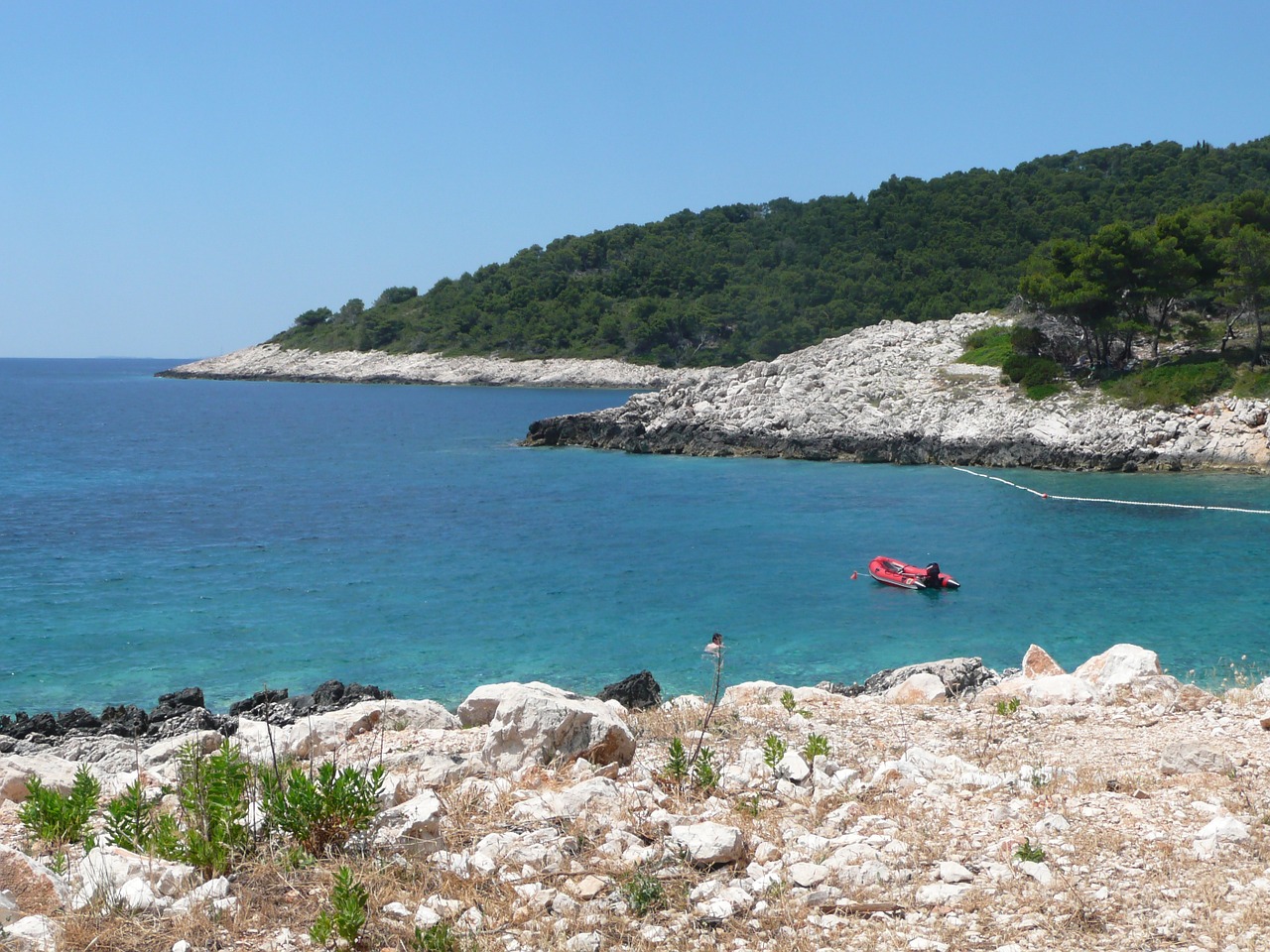 croatia sea island free photo