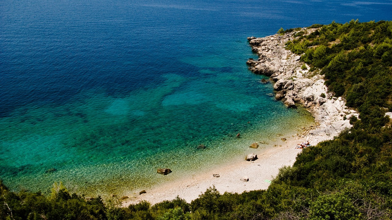 croatia sea water free photo