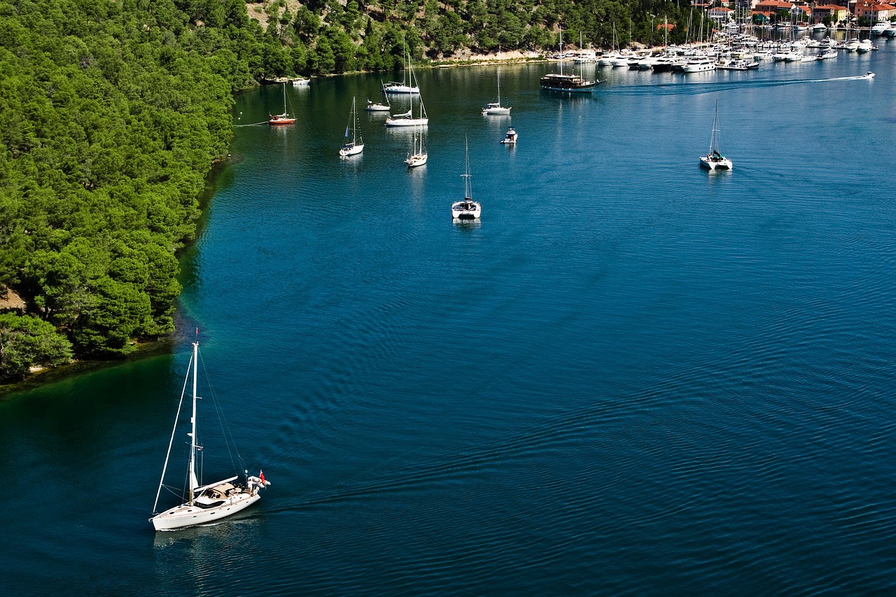 croatia water blue free photo