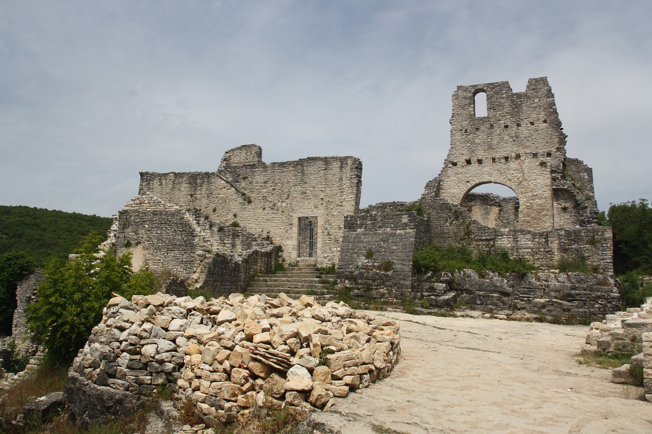 croatia castle ruin free photo