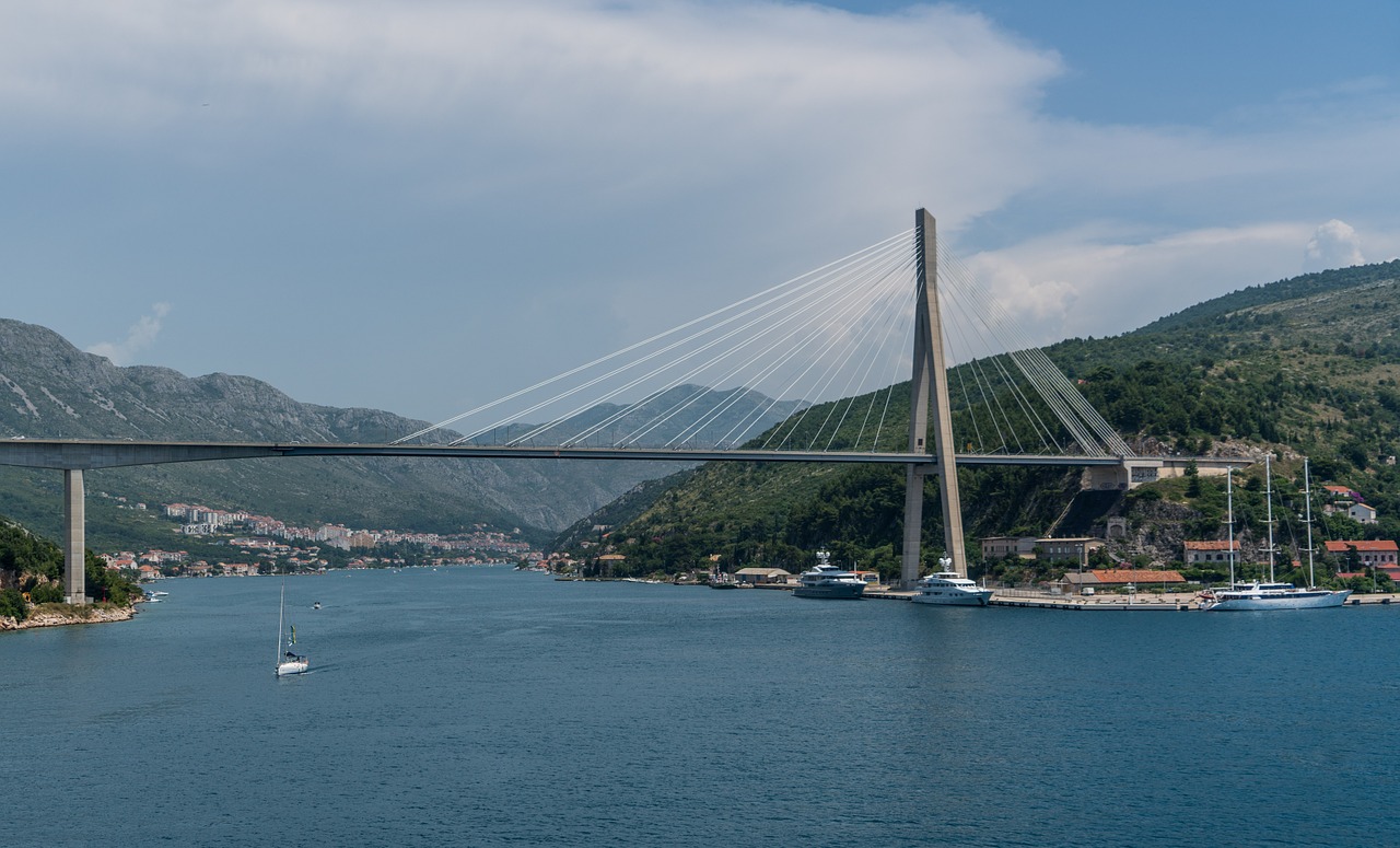 croatia dubrovnik bridge free photo