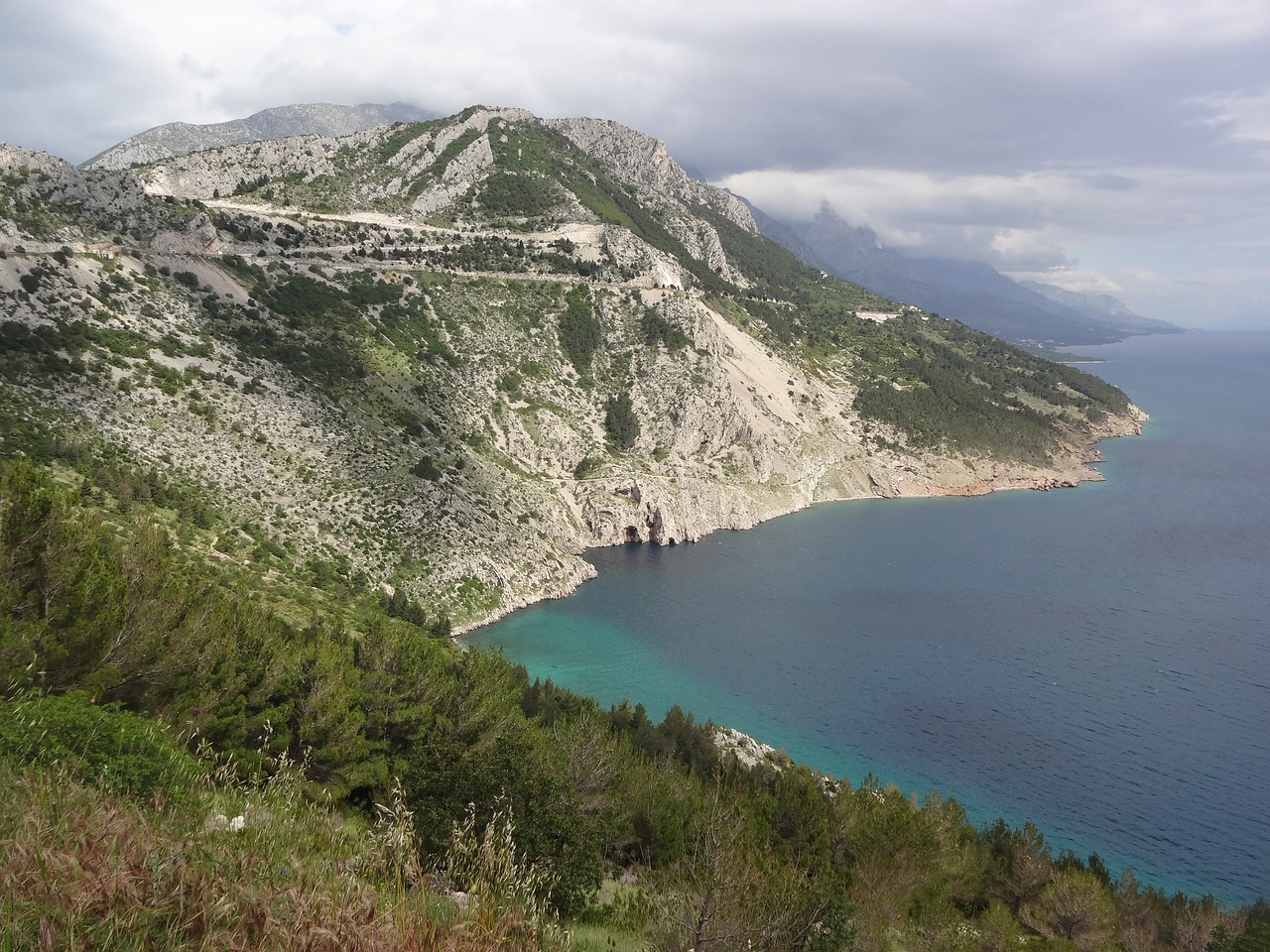 croatia water landscape free photo