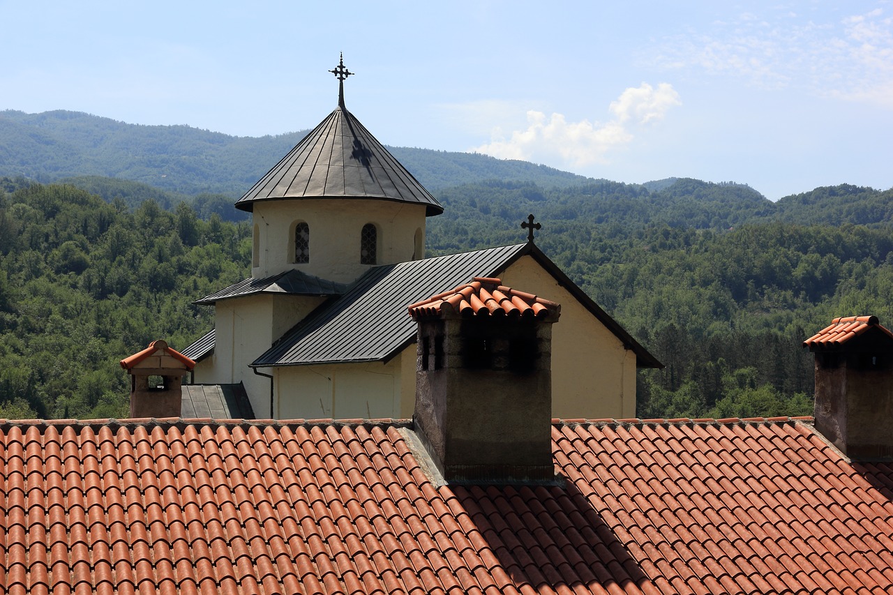 croatia monastery roof free photo