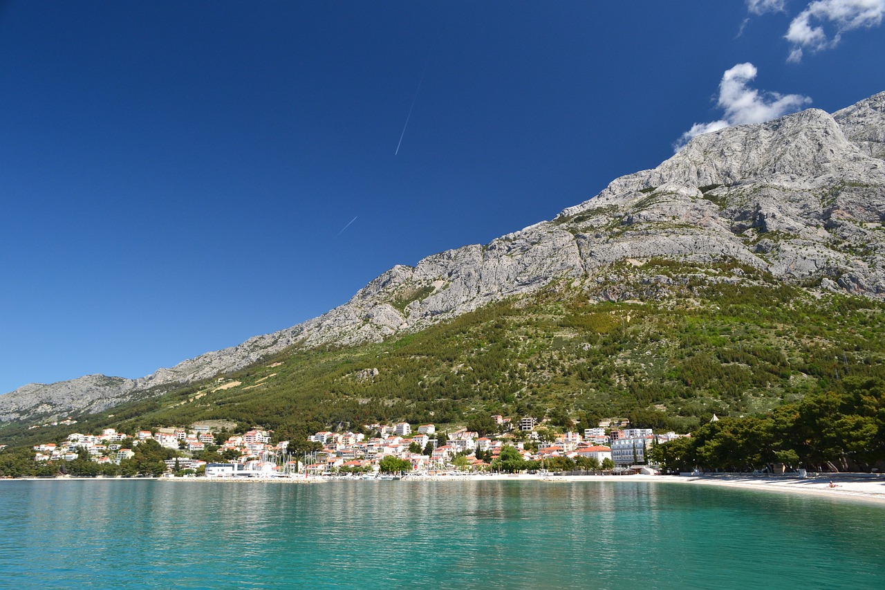 croatia sea mountains free photo