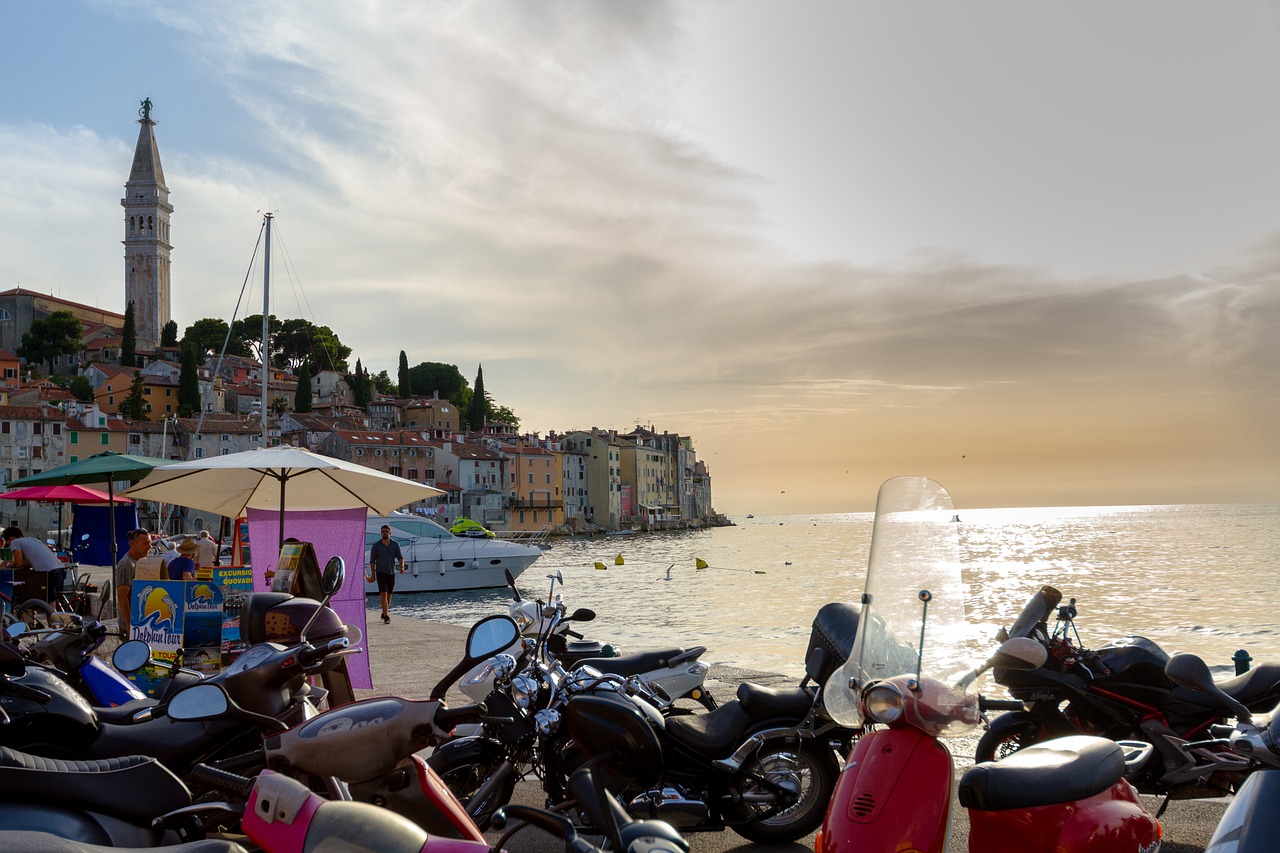 croatia rovinj sunset free photo