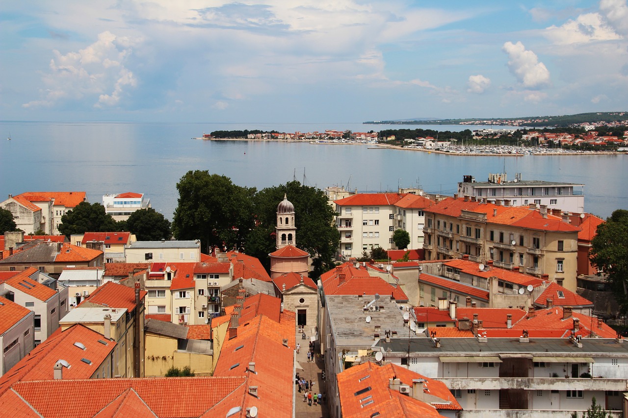croatia zadar roofs free photo