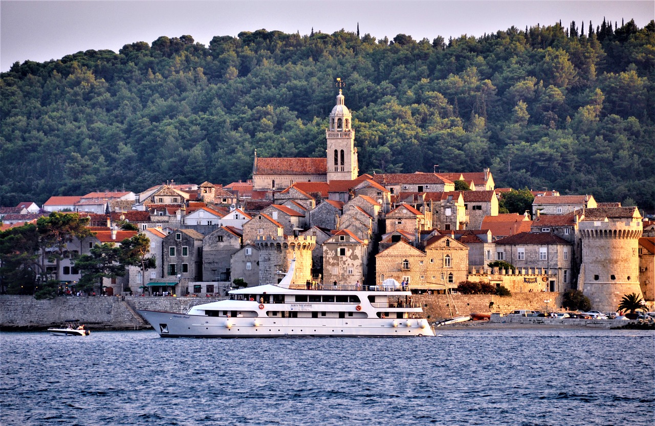 croatia yacht body of water free photo