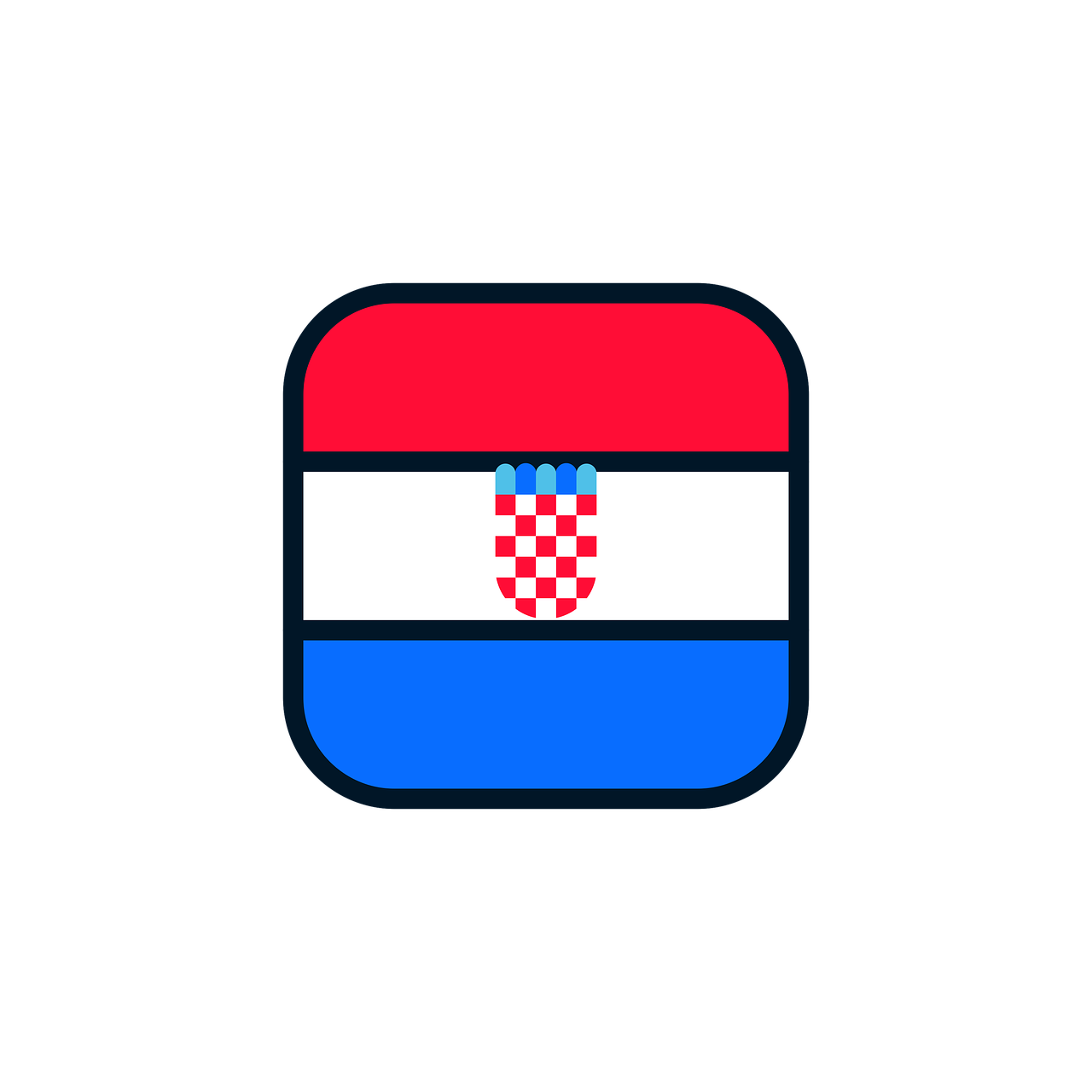 croatia  croatia icon  croatia flag free photo