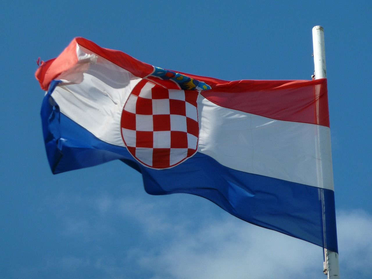 croatia flag emblem free photo