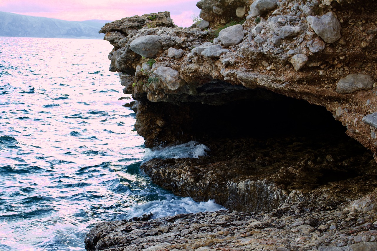 croatia  sea  rock free photo