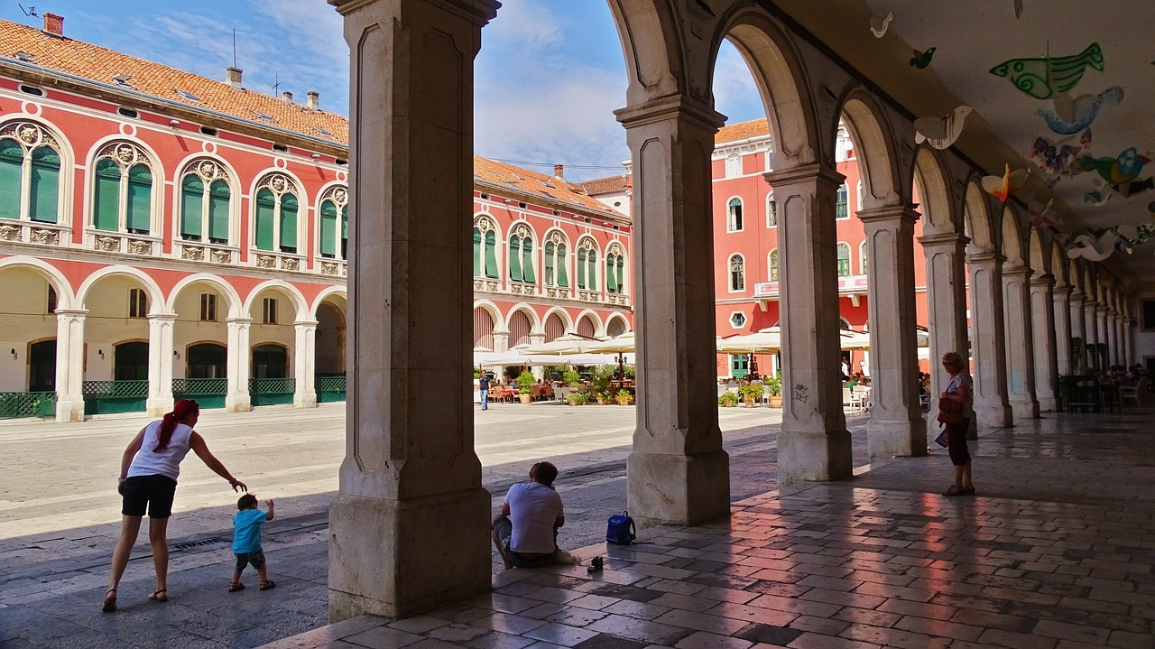 croatia split old town free photo