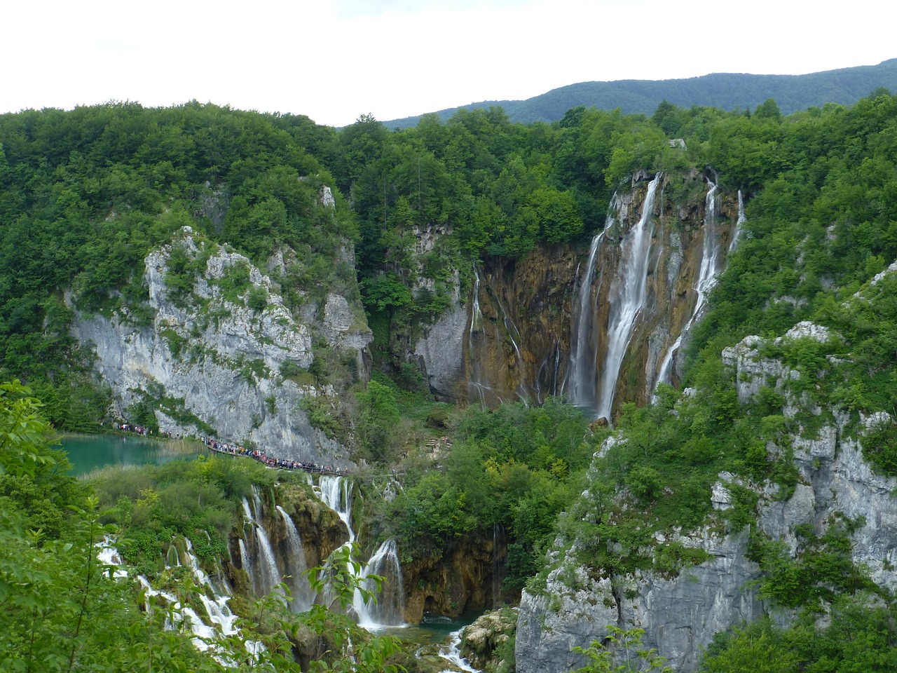 croatia waterfall nature free photo