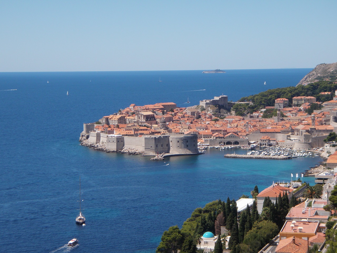 croatia dubrovnik sea free photo